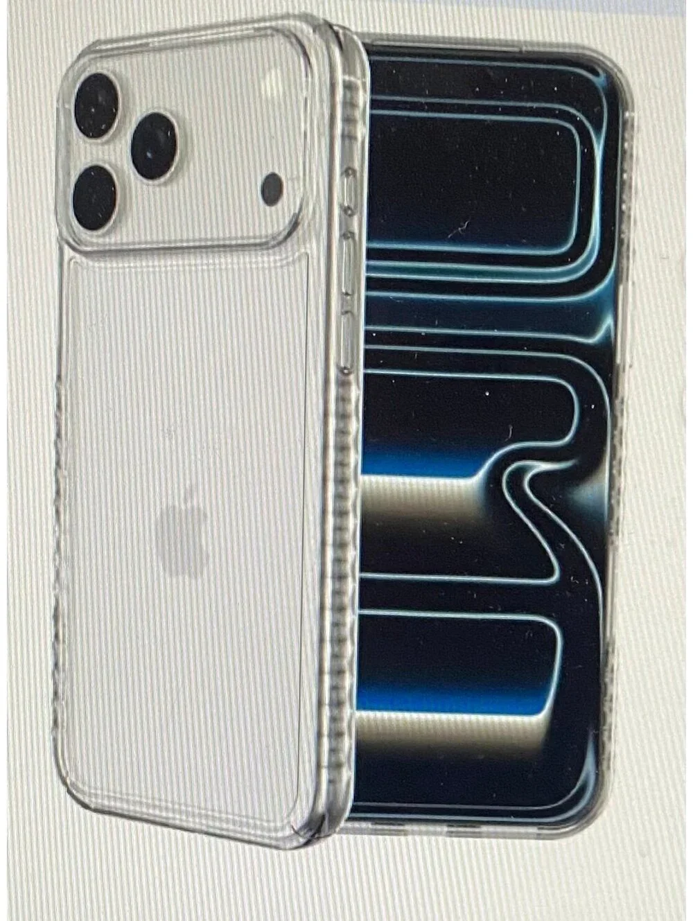 Onn Protective Gel Case for iPhone 17 Pro Max Clear